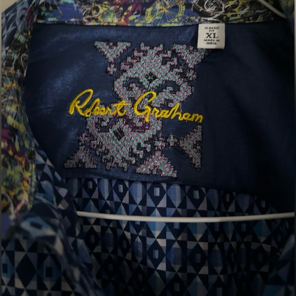 Robert Graham Octavian Button Down XL - Picture 2 of 4